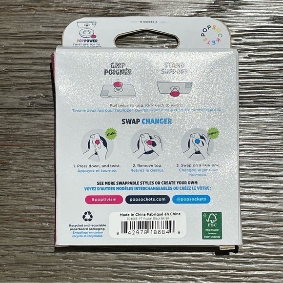 [PopSockets] PopGrip Pocket Black - Picture 4 of 5